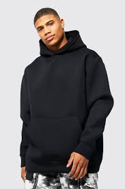 AUSSIE VIBE CLOTHING Article #4407 Bonded Scuba Oversized Hoodie