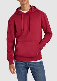 AUSSIE VIBE CLOTHING #4420 Red Leo Fleece Pullover Hoodie